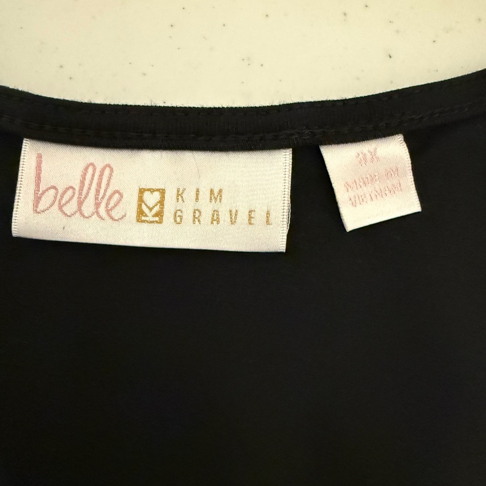 Belle by Kim Gravel Classic Black Tank Top - Picture 3 of 6